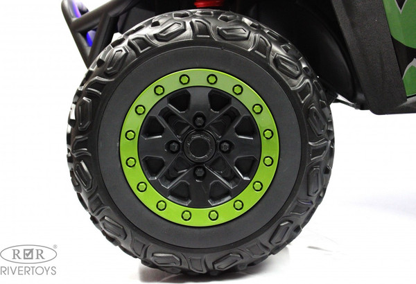Изображение товара Детский автомобиль RiverToys T777TT 4WD (зеленый камуфляж)