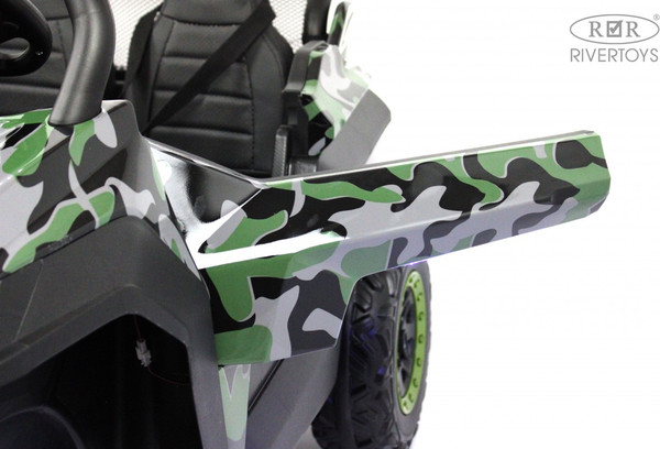 Изображение товара Детский автомобиль RiverToys T777TT 4WD (зеленый камуфляж)
