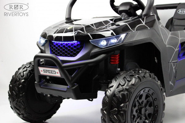 Изображение товара Детский автомобиль RiverToys T777TT 4WD (черный Spider)