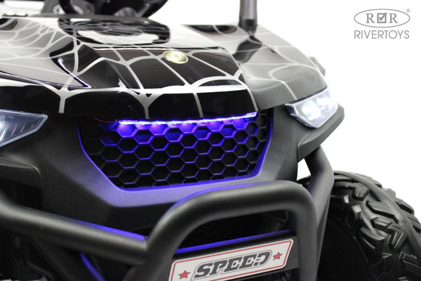Изображение товара Детский автомобиль RiverToys T777TT 4WD (черный Spider)