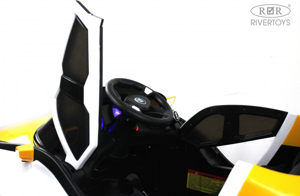 Изображение товара Детский автомобиль RiverToys K888AM (желтый)