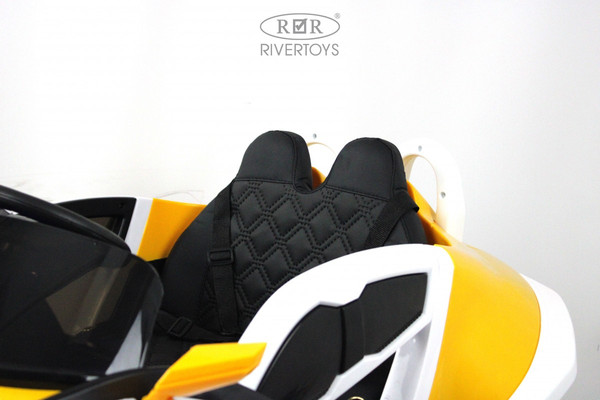 Изображение товара Детский автомобиль RiverToys K888AM (желтый)