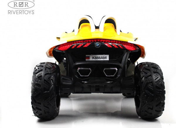 Изображение товара Детский автомобиль RiverToys K888AM (желтый)