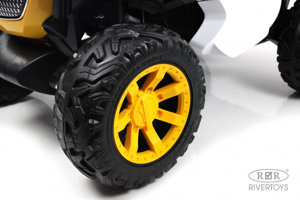 Изображение товара Детский автомобиль RiverToys K888AM (желтый)