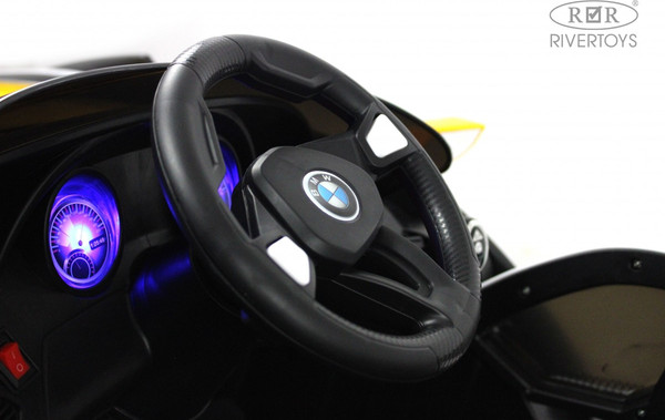 Изображение товара Детский автомобиль RiverToys K888AM (желтый)