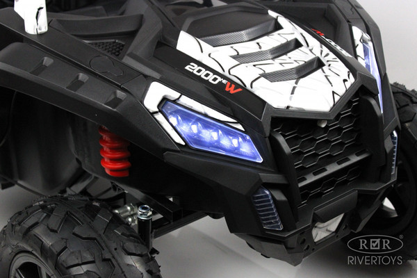 Изображение товара Детский автомобиль RiverToys M222MM (белый Spider)