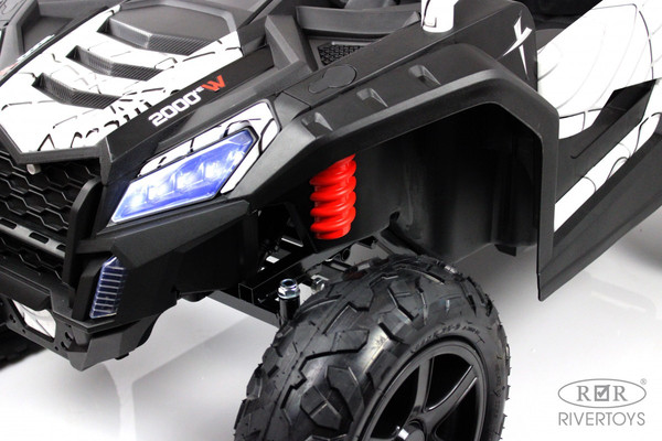 Изображение товара Детский автомобиль RiverToys M222MM (белый Spider)