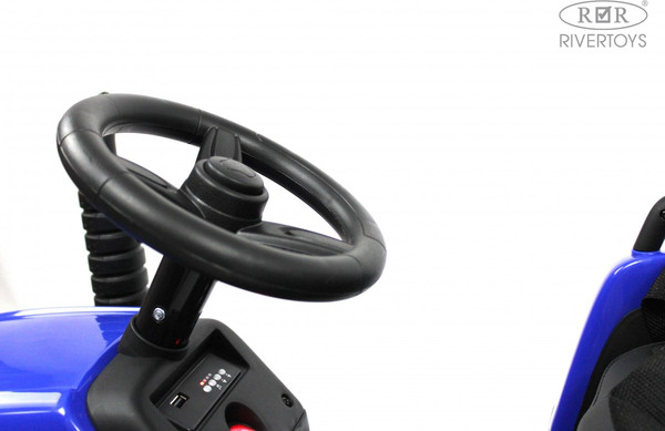 Изображение товара Детский автомобиль RiverToys H444HH (синий)