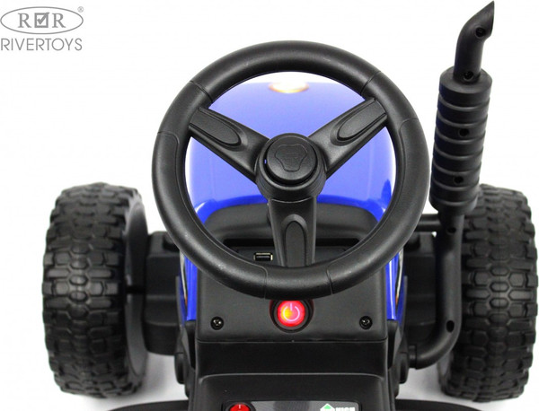 Изображение товара Детский автомобиль RiverToys H444HH (синий)
