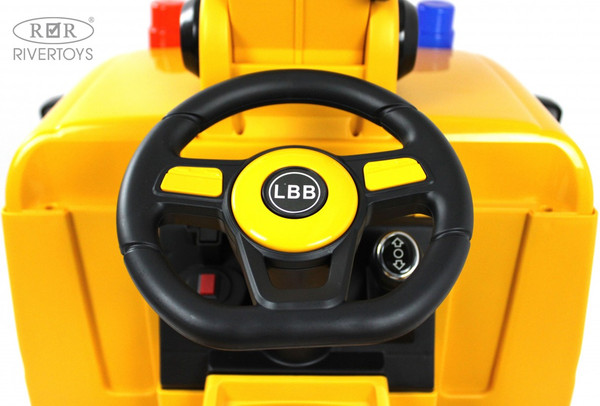 Изображение товара Детский автомобиль RiverToys G001GG (желтый)