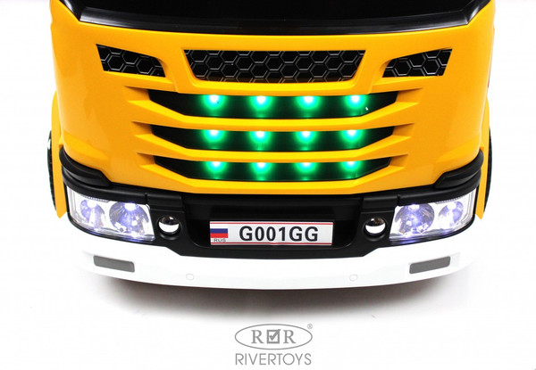Изображение товара Детский автомобиль RiverToys G001GG (желтый)