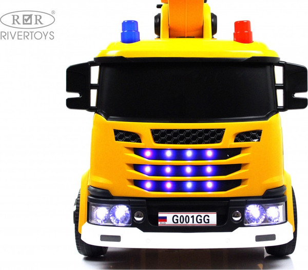 Изображение товара Детский автомобиль RiverToys G001GG (желтый)