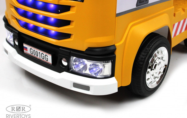 Изображение товара Детский автомобиль RiverToys G001GG (желтый)