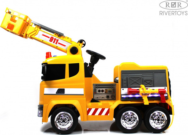Изображение товара Детский автомобиль RiverToys G001GG (желтый)