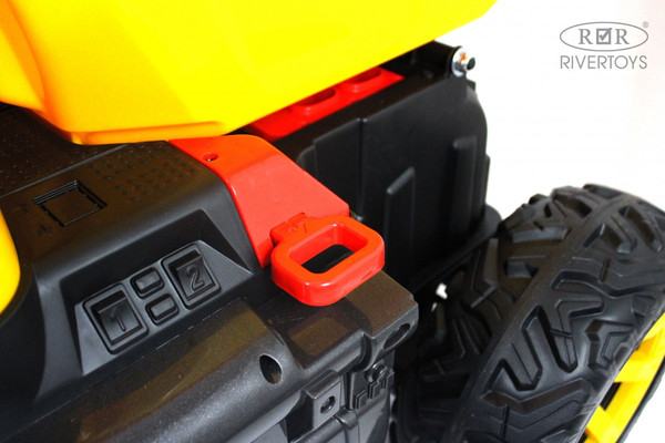 Изображение товара Детский автомобиль RiverToys K777AM (желтый)