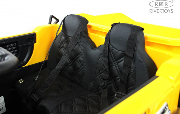 Изображение товара Детский автомобиль RiverToys K777AM (желтый)
