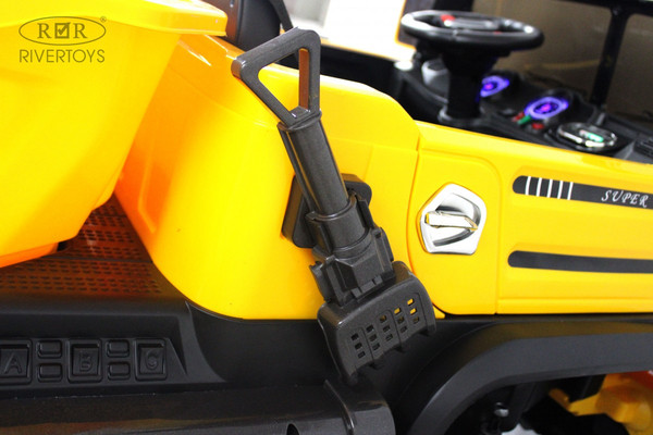Изображение товара Детский автомобиль RiverToys K777AM (желтый)