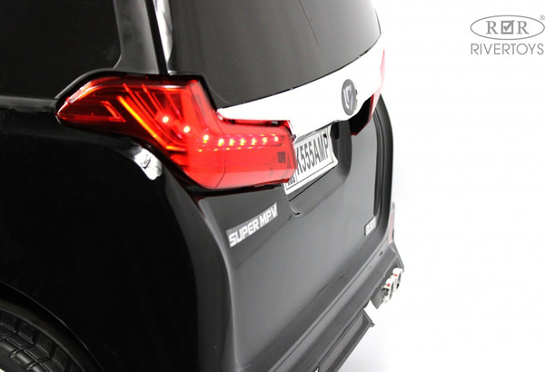 Изображение товара Детский автомобиль RiverToys K555AM (черный глянец)