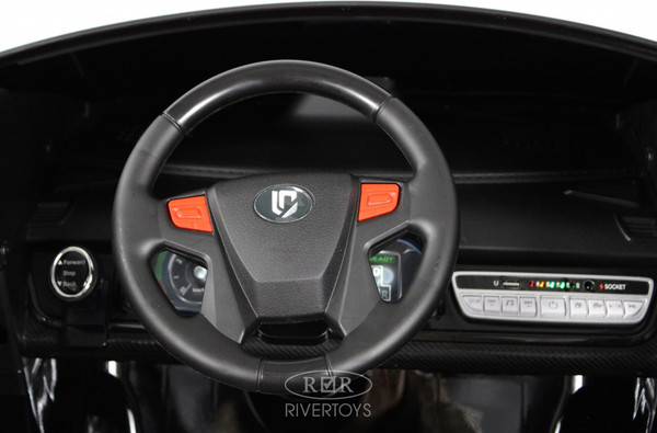 Изображение товара Детский автомобиль RiverToys K555AM (черный глянец)