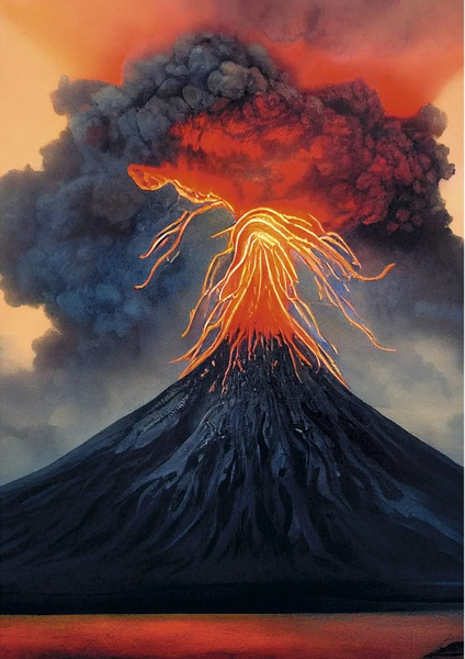 Изображение товара Записная книжка Listoff Вулкан / КЗФ42004150