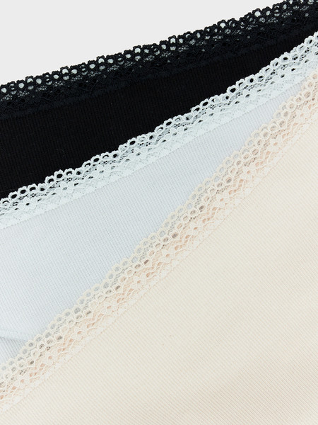 Изображение товара Комплект женских трусов Mark Formelle 412461-3 (р.102, серебристый пион-1)