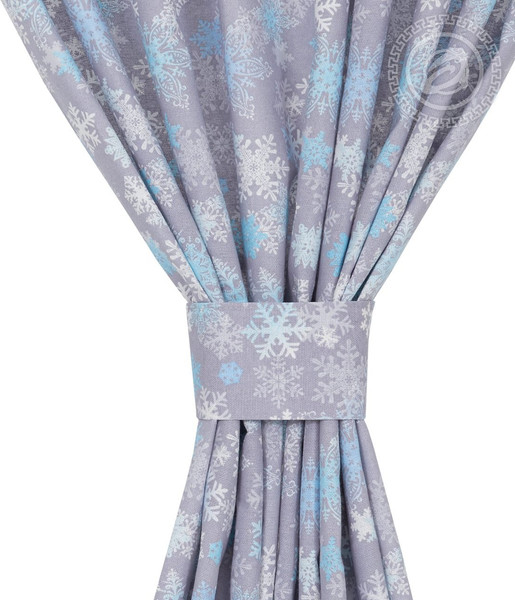 Изображение товара Комплект штор АртПостель Льдинка для кухни с подхватом Ш.145.180