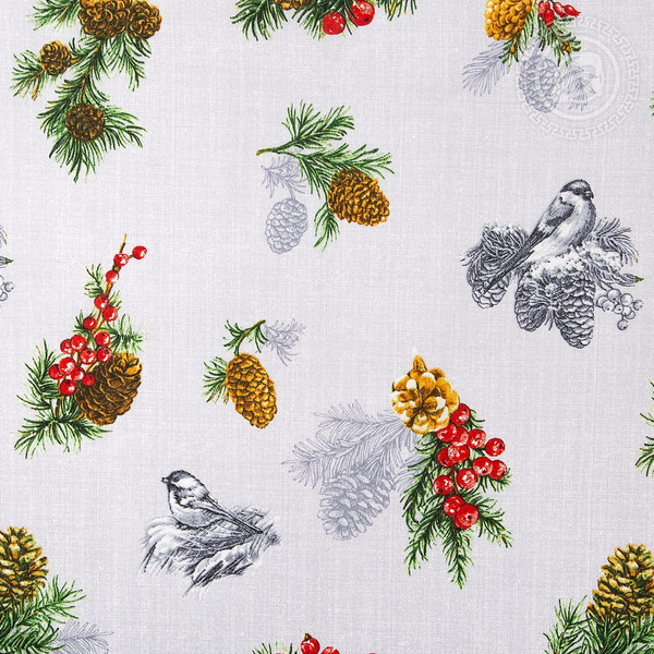 Изображение товара Комплект штор АртПостель Серебряный звон для кухни с подхватом Ш.145.180