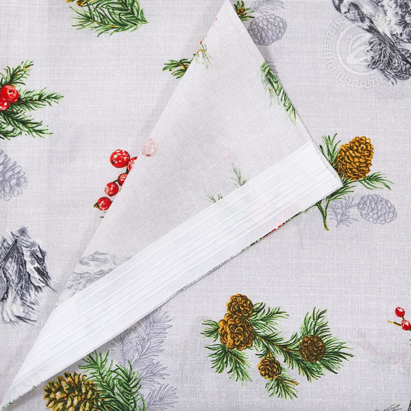 Изображение товара Комплект штор АртПостель Серебряный звон для кухни с подхватом Ш.145.180