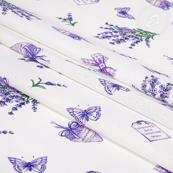 Изображение товара Комплект штор АртПостель Сиреневая дымка для кухни с подхватом Ш.145.180