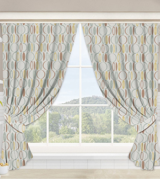 Изображение товара Комплект штор АртПостель Тенор для кухни с подхватом Ш.145.180