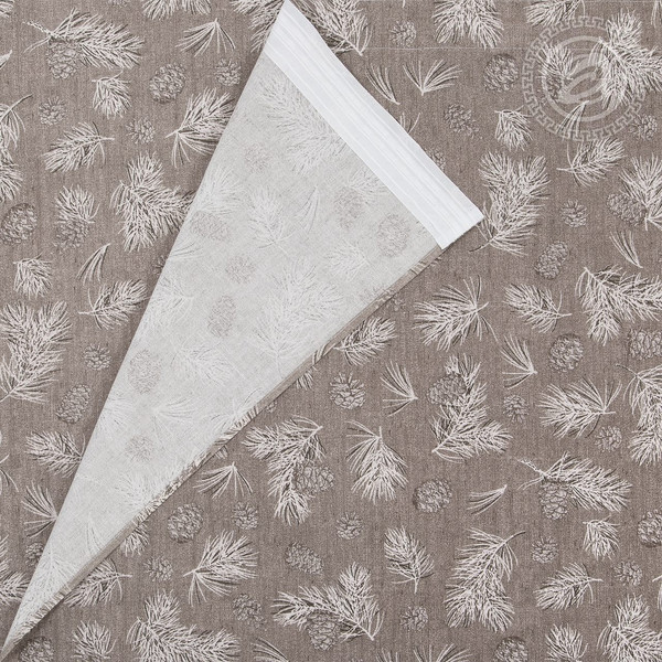 Изображение товара Комплект штор АртПостель Шишкин лес для кухни с подхватом Ш.145.180