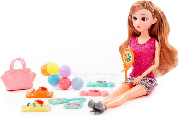 Изображение товара Кукла с аксессуарами Полесье Ксюша в платье / 02673