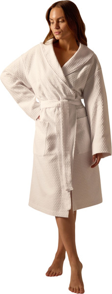 Изображение товара Халат Sima-Land Home Waffle Блан де Блан L / 10091568