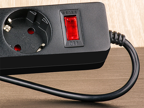 Изображение товара Сетевой фильтр Sven SF-05E (5м, черный)