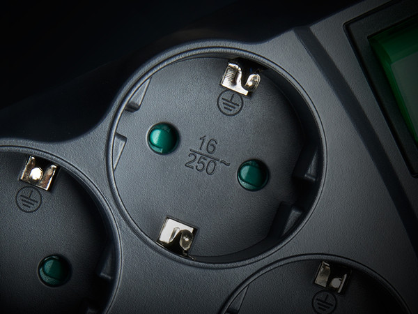 Изображение товара Сетевой фильтр Sven SF-08E-16 (1.8м, черный)