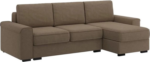 Изображение товара Диван угловой Bravo Мебель Леон Стандарт 5 вариант (песчаный)