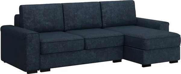 Изображение товара Диван угловой Bravo Мебель Леон Стандарт 7 вариант (сапфировый)