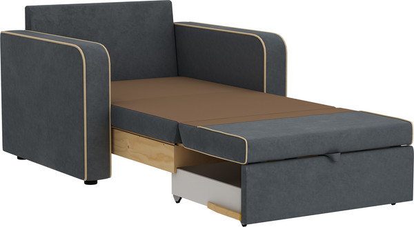 Изображение товара Кресло-кровать Bravo Мебель Марлин 800 Стандарт 6 вариант (холодный серый/латте)