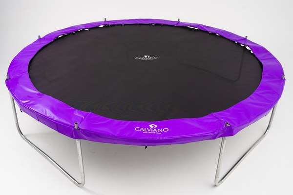 Изображение товара Батут Calviano 374см 12ft Inside master purple (с защитной сеткой )