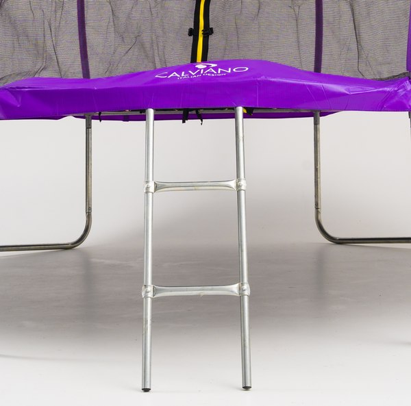 Изображение товара Батут Calviano 374см 12ft Inside master purple (с защитной сеткой )