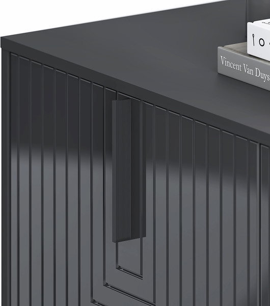 Изображение товара Тумба Involux Неаполь 212T100 (графит/черный глянец/черный)