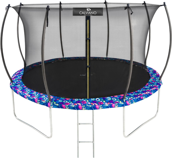 Изображение товара Батут Calviano 374см 12ft Inside  master smile (с защитной сеткой)