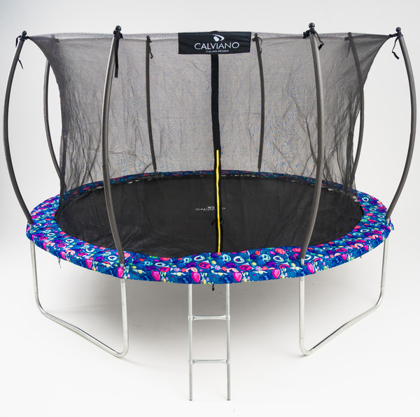 Изображение товара Батут Calviano 374см 12ft Inside  master smile (с защитной сеткой)