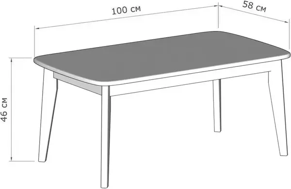 Изображение товара Журнальный столик Мебельград Калгари (дуб натуральный светлый/белый матовый)