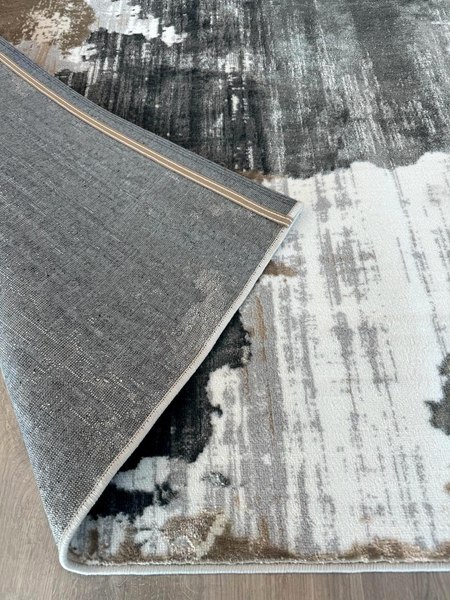 Изображение товара Ковер Radjab Carpet Бьянка Прямоугольник D009A / 8079RK-B (1.4x2, Cream Shirink/Blue Fdy)