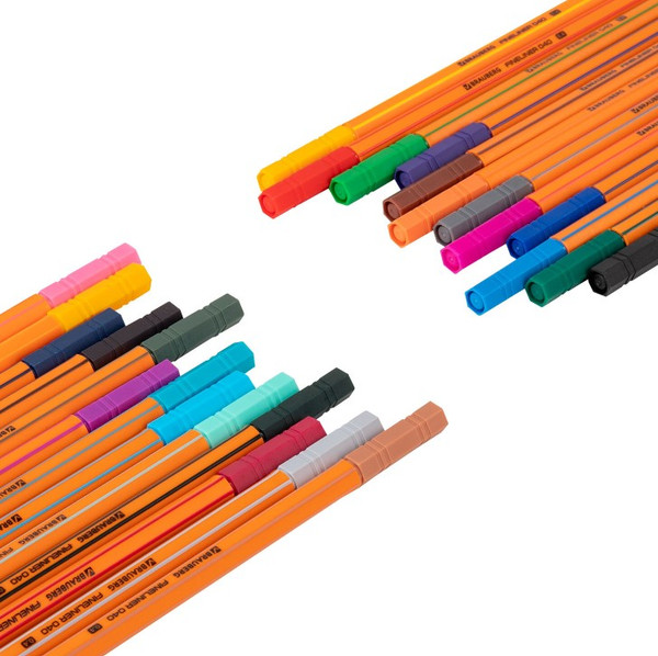 Изображение товара Набор капиллярных ручек Brauberg 144145 (25цв)