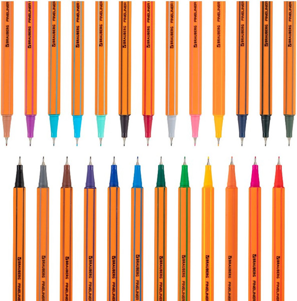 Изображение товара Набор капиллярных ручек Brauberg 144145 (25цв)