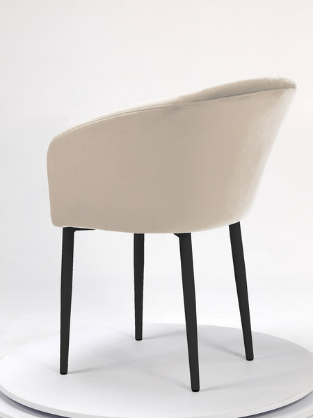 Изображение товара Стул Памир Версаль (светло-бежевый/черный)