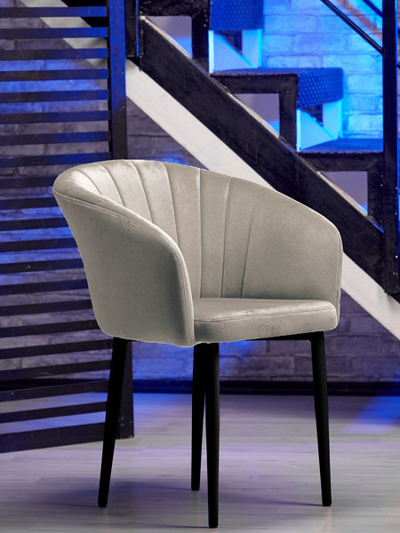 Изображение товара Стул Памир Версаль (серый минт/черный)