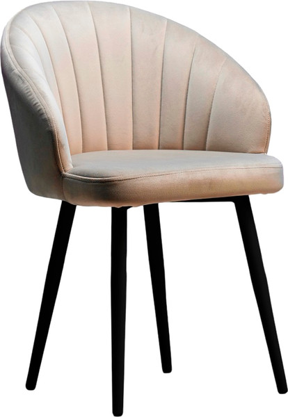 Изображение товара Стул Памир Зефир  (светло-бежевый/черный)